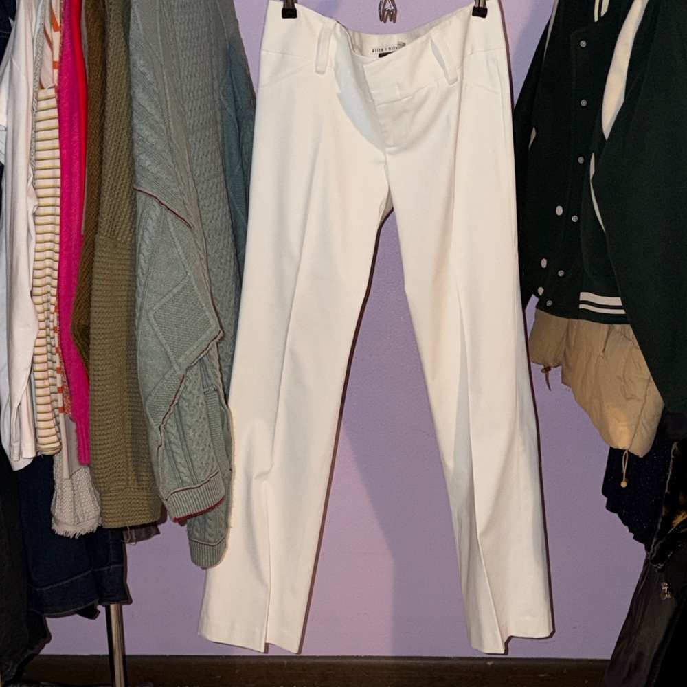 Alice + Olivia Cream Pants